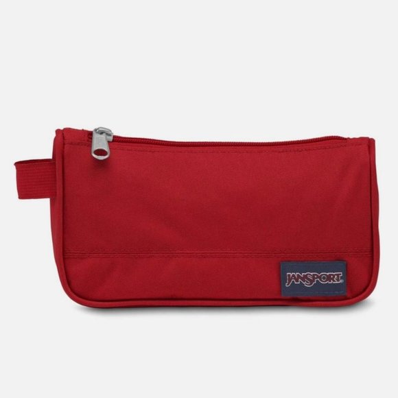 BNWT JanSport Medium Accessory Pouch Red Tape 0.8L - Picture 1 of 6